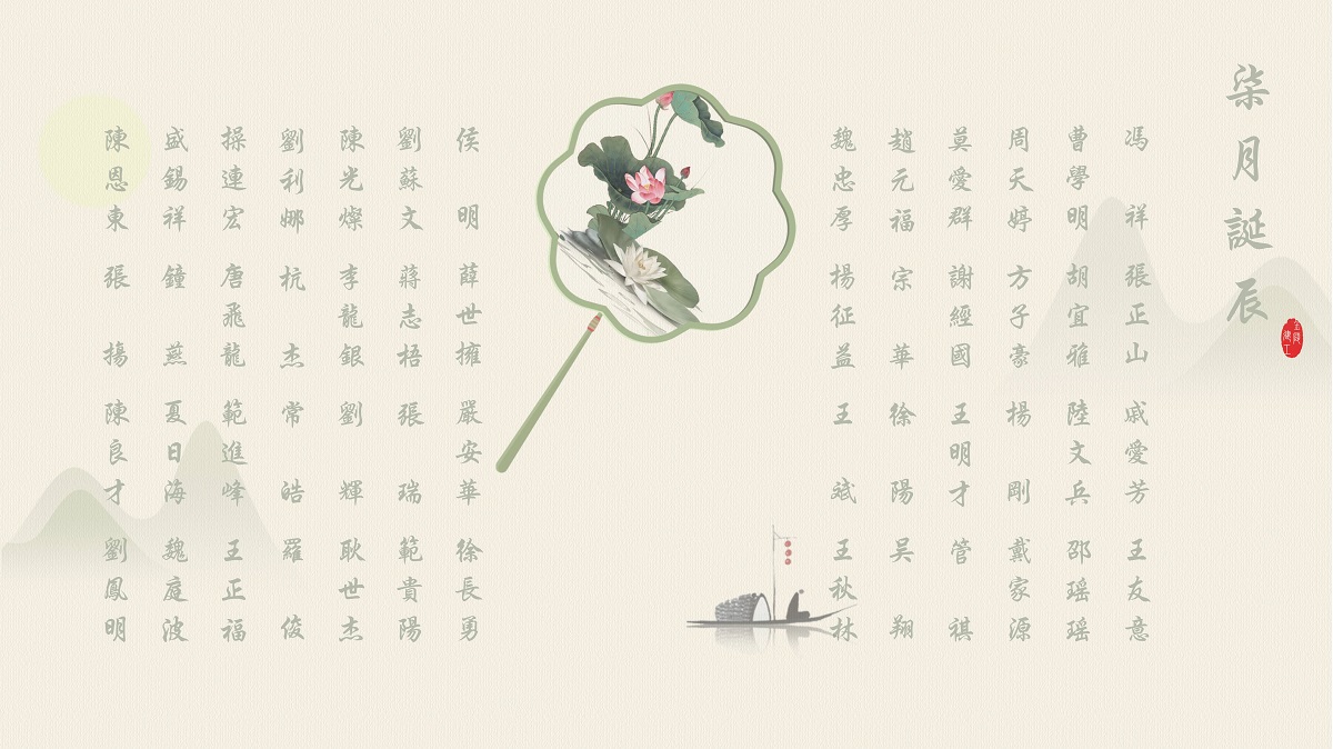 【生日祝?！抗ё?月生日的員工生日快樂！